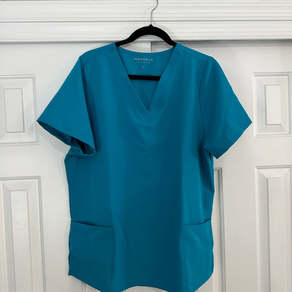 Scrub top.